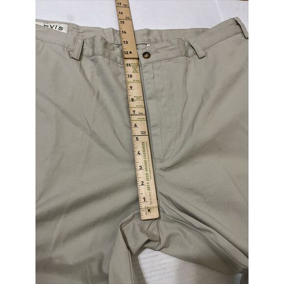 ORVIS 78th Hight Meadows Plain pants Stone 42x30 100% Cotton Chino MSRP $69 NWT - Picture 9 of 13
